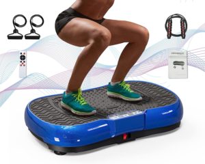 Bigzzia Vibration Plate Exercise Machine 10 Modes Whole Body Workout Vibration Fitness Platform