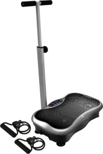 Lifepro Vibration Plate Exercise Machine with Waist-Level Handlebar & Magnetic Acupoints